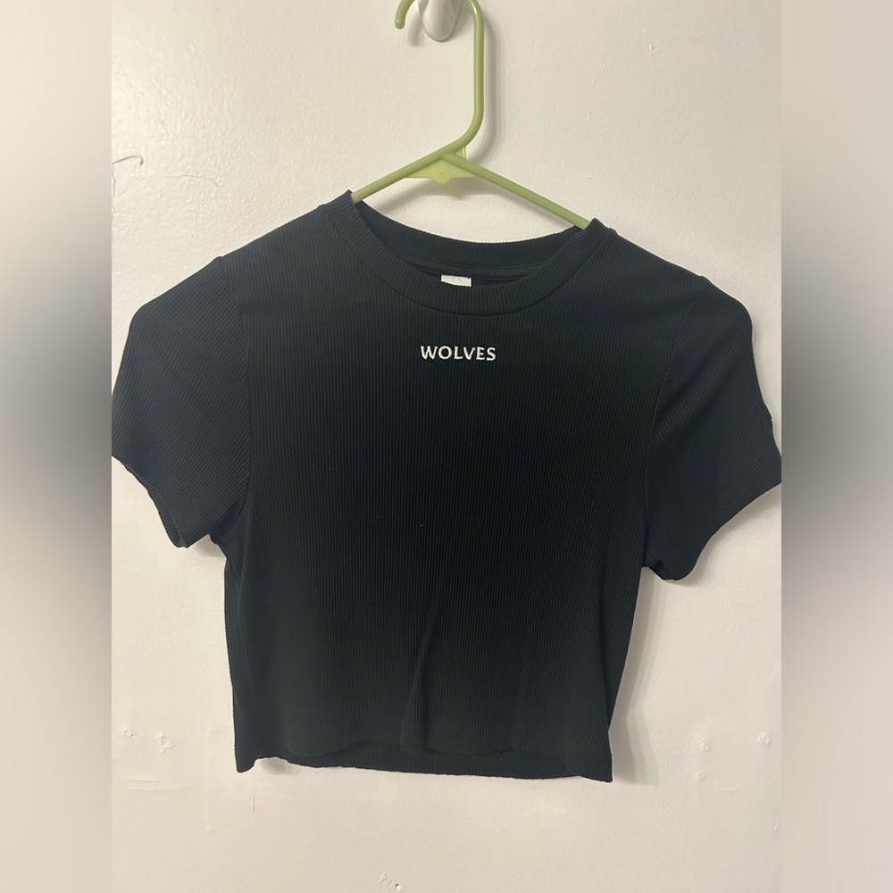 Darc Sport Black Ribbed Women's Crop Top